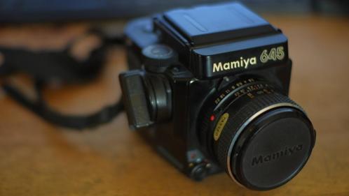 Mamiya 645 Super + Sekor C 80mm f2.8 + 120 film back, Audio, Tv en Foto, Fotocamera's Analoog, Gebruikt, Spiegelreflex, Overige Merken