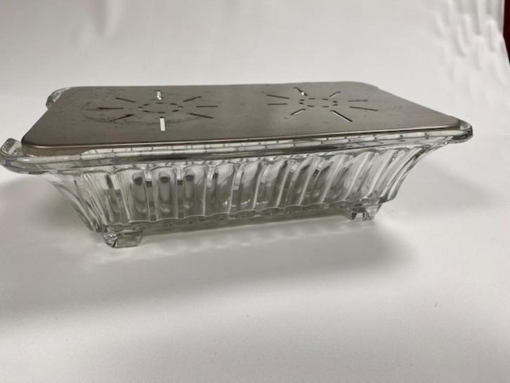 ouderwetse glazen rechaud, Antiek en Kunst, Antiek | Glas en Kristal, Ophalen