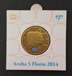 Aruba 5 Florin 2014 - Koning Willem-Alexander, Ophalen of Verzenden
