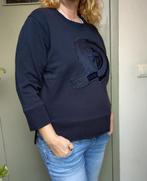 Donkerblauwe Tommy Hilfiger "Tommy Icons" trui (maat L/XL), Blauw, Maat 46/48 (XL) of groter, Ophalen of Verzenden, Zo goed als nieuw