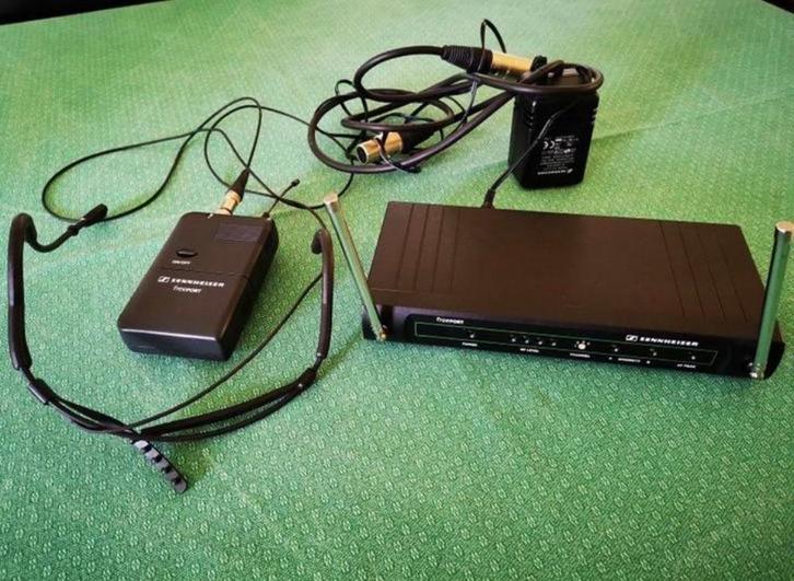 Draadloze microfoonset Sennheiser, Muziek en Instrumenten, Microfoons, Zo goed als nieuw, Overige typen, Draadloos, Ophalen of Verzenden