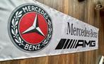 MERCEDES AMG BANNER 45X180 BEVESTIGGINGSOGEN PRACHTIGE KLEUR, Auto diversen, Wieldoppen, Ophalen of Verzenden, Nieuw