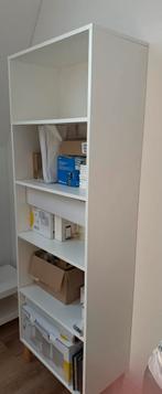 25,-wit boekenkast, Huis en Inrichting, Kasten | Roldeurkasten en Archiefkasten, Zo goed als nieuw, 150 tot 200 cm, 25 tot 50 cm
