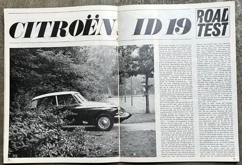 Citroen DS ID test in Autovisie 1966, Boeken, Auto's | Folders en Tijdschriften, Gelezen, Citroën, Ophalen of Verzenden