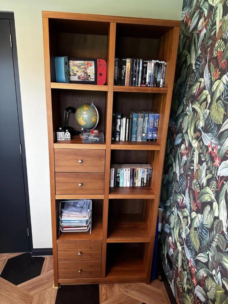 Robuste Goossens Index Boekenkast, Huis en Inrichting, Kasten | Boekenkasten, Zo goed als nieuw, 50 tot 100 cm, 200 cm of meer