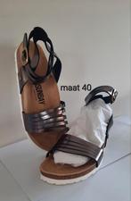 Pricedrop! Sunbay sandalen slippers brons bruin lak leer 40, Nieuw, Sandalen of Muiltjes, Sunbay, Ophalen of Verzenden