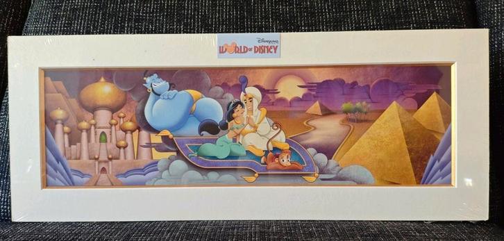 Disney Aladdin Fresco gelimiteerd Disneyland Paris, Verzamelen, Overige Verzamelen, Nieuw, Ophalen of Verzenden