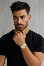 Armani exchange horloge mannen, Overige merken, Staal, Staal, Polshorloge