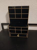 Zwart kastje nooit echt gebruikt past veel kleine dingen in, Ophalen of Verzenden, Zo goed als nieuw, Zwart