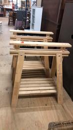 2x in hoogte verstelb. schragen /standaards ikea mittback, Ophalen, Onbekend, Onbekend, Onbekend