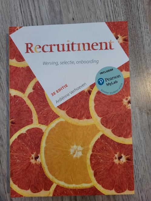 Ardienne Verhoeven - Recruitment - 9789043036856, Boeken, Schoolboeken, Zo goed als nieuw, Nederlands, Overige niveaus, Ophalen of Verzenden