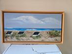 Schilderij Texels strand van Greet Swabedissen, Antiek en Kunst, Ophalen