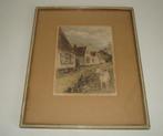 FRANS IJSERINKHUIJSEN 1951 PASTELKRIJT DUINWEG ZOUTELANDE ?, Antiek en Kunst, Ophalen of Verzenden