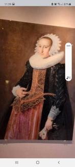 Glas schilderij, Overige typen, Zwart, Ophalen of Verzenden, Zo goed als nieuw