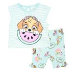 Paw Patrol Skye babysetje watermeloen katoen blauw maat 86, AJA Smit, Jongetje of Meisje, Paw patrol, Nieuw