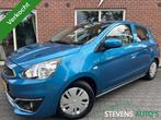 Mitsubishi Space Star 1.0 Cool+ VERKOCHT! RIJKLAAR.PRIJS / N, Voorwielaandrijving, Stof, Gebruikt, Blauw