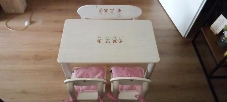 Vintage Disney Small World, tafel, bank, stoel, kussentjes, Verzamelen, Disney, Gebruikt, Overige figuren, Ophalen