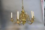 Bolkroon - 17e eeuws model koperen kroonluchter Rijksmuseum, Huis en Inrichting, Lampen | Kroonluchters, Ophalen, Gebruikt, Metaal