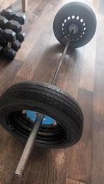 Olympische bumper plates 20  banden 50 mm  hardcore training, Ophalen of Verzenden, Benen, Halterschijven