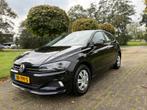 Volkswagen Polo 1.0 55KW 2018 Zwart Led airco, 1005 kg, Stof, 74 pk, Euro 6