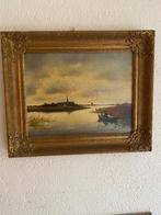 Klassiek schilderij W. van Oort, Antiek en Kunst, Ophalen of Verzenden