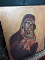 Icon Schilderij Maagd met Kind, Ophalen of Verzenden