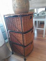 Rotan ladekast met 3 lade, Huis en Inrichting, Kasten | Ladekasten, Ophalen, 50 tot 100 cm, Zo goed als nieuw, Minder dan 100 cm