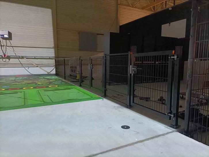 20m 100cm 656 dubbelstaafmat hekwerk Zwart Winter Actie!, Tuin en Terras, Tuinhekken en Hekwerk, Nieuw, Dubbelstaafmat hekwerk