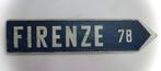 Italiaans verkeersbord / hout / route bord / Firenze, Huis en Inrichting, Ophalen of Verzenden, Zo goed als nieuw