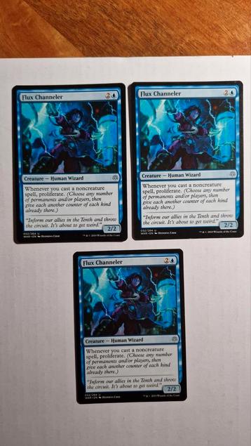 MTG War of the Spark - Flux Channeler x3 beschikbaar voor biedingen
