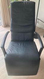 Fauteuil van het merk Durlet - zwart leder in perfecte staat, Huis en Inrichting, Fauteuils, Ophalen, Zo goed als nieuw, 75 tot 100 cm