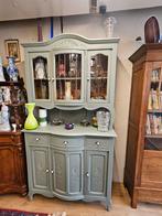 Antieke brocante geschilderde buffetkast keukenbuffet, Huis en Inrichting, Kasten | Buffetkasten, Info@SlatsAntiek.nl, 100 tot 150 cm