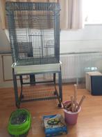 Vogelkooi, Dieren en Toebehoren, Vogels | Hokken en Kooien, Ophalen, Gebruikt, Metaal, Vogelkooi