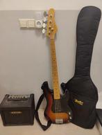 Farida basgitaar met Kustom versterker en accessoires, Ophalen, Gebruikt, Elektrisch