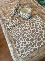 Meyco baby set panter print neutral, Ophalen of Verzenden, Zo goed als nieuw