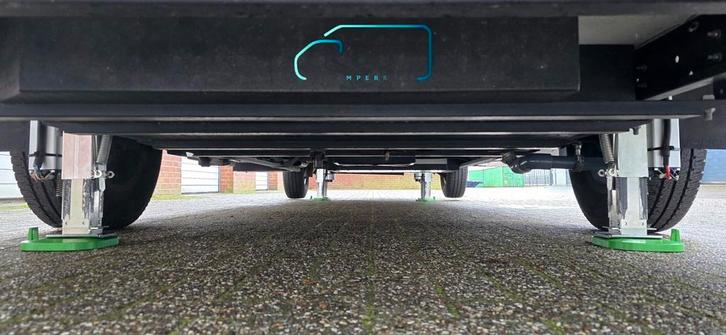 Tesa levelsysteem autolift4 automatisch waterpas gemonteerd, Caravans en Kamperen, Camper-accessoires, Nieuw, Ophalen
