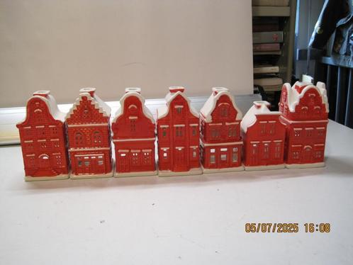 huisjes postcode loterij 1 t/m 7 compleet (348), Diversen, Kerst, Zo goed als nieuw, Ophalen of Verzenden