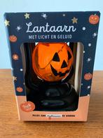 Lantaarn "Pompoen" met 'Licht & Geluid' Nieuw in Verpakking, Ophalen of Verzenden, Nieuw, Overige materialen, Minder dan 25 cm