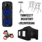Compleet tuinfeest? Tent disco staantafel heater, Ophalen, Nieuw