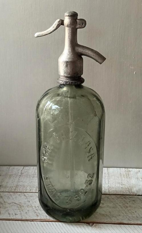 Vintage Sifonfles Agua Gazosa La Estrella, Antiek en Kunst, Antiek | Glas en Kristal, Ophalen of Verzenden