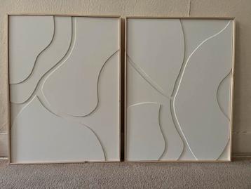 Abstracte Schilderijen 80x60 - Modern Kunstwerk beschikbaar voor biedingen