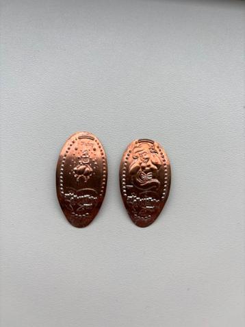 Disney Pressed Pennies Ariel en Sebastian beschikbaar voor biedingen