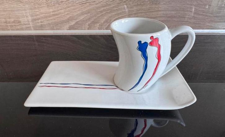 Kop en schotel Ammerlaan, Huis en Inrichting, Keuken | Servies, Zo goed als nieuw, Ophalen of Verzenden