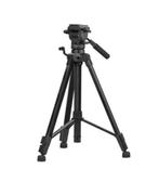 Professionele aluminium statief + vloeiende videokop, Zo goed als nieuw, 150 tot 175 cm, Met balhoofd, Ophalen of Verzenden