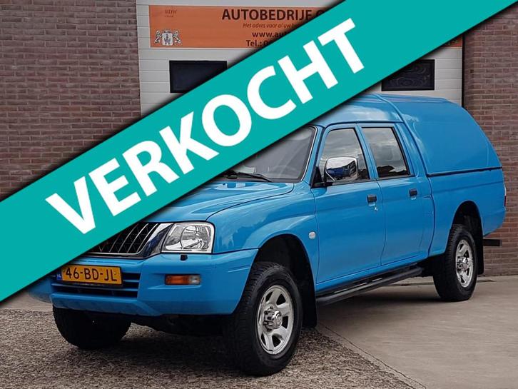 Mitsubishi L 200 2.5 TDi Double Cab Instyle 4×4, Auto's, Mitsubishi, Te koop, L200, 4x4, ABS, Airbags, Airconditioning, Bluetooth