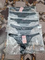 5x Hunkemöller String - Maat M - Zwart, Kleding | Dames, Hunkemöller, Verzenden, Zwart, String