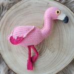 Gehaakte flamingo knuffel, Nieuw, Ophalen of Verzenden, Kraamcadeau
