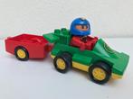 Lego Duplo auto met trekhaak inclusief 1 poppetje, Complete set, Duplo, Ophalen of Verzenden, Zo goed als nieuw