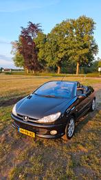 Peugeot 206 2.0 16V CC 2004 Zwart, 136 pk, Zwart, 4 cilinders, Cabriolet