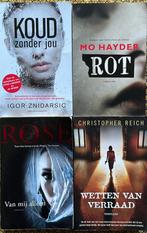 4 x thriller, oa Igor Znidarsic, Karen Rose, Mo Hayder, Boeken, Thrillers, Ophalen of Verzenden, Zo goed als nieuw
